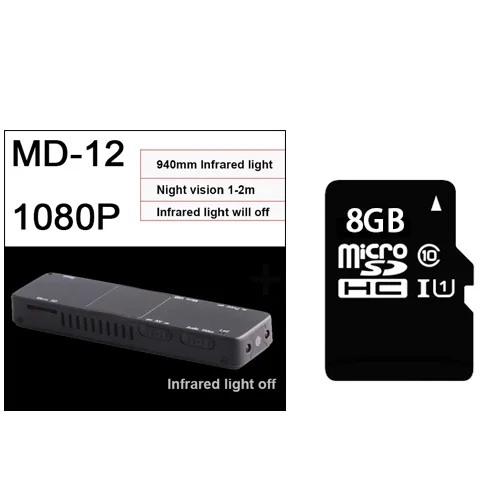 add 8g tf card Компактная мини-камера 1080 P инфракрасная лампа ночного видения Видеокамера Запись DVR DV Аудио Видео Запись микро PK SQ11 SQ12 - Цвет: add 8g tf card