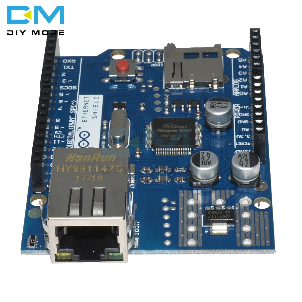 Сетевая плата W5100 Mega 2560 Mega2560 Lan Ethernet R3 Shield Module Micro SD WizNet TCP/IP для Arduino UNO Duem|lan