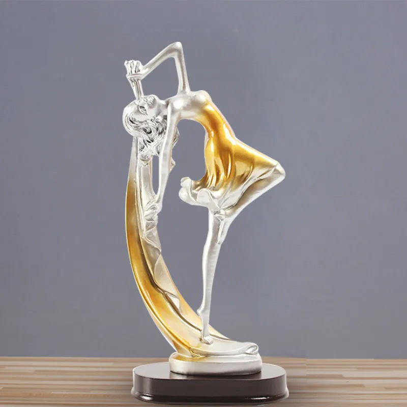 Европейский стиль танцующая девушка домашние украшения Креативные современный
