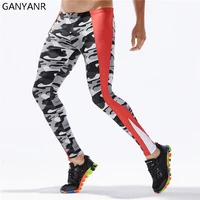 ganyanr running tights men basketball fitness leggings sports long quick dry compression pants gym athletic bodybuilding jogging