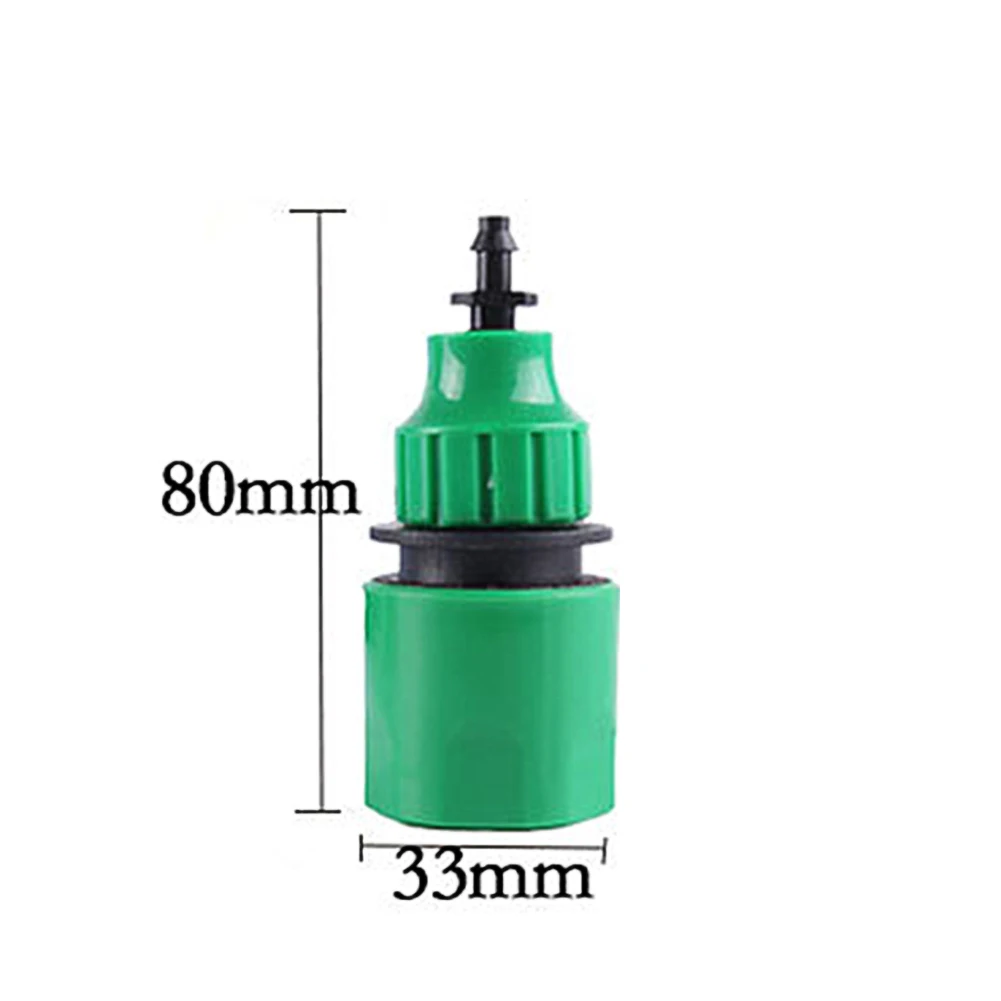 

6pc Fast Coupling Adapter Drip Tape For Irrigation Hose Connector With 7/4 8/11mm barbed Connector Garden Irrigation Garden Tool