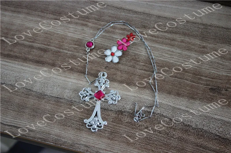 Diabolik Lovers Yui Komori Cosplay necklace and headwear hairpin |