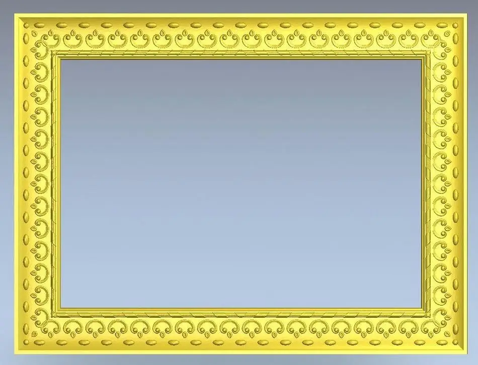 

3d model relief for cnc in STL file format Frame_32