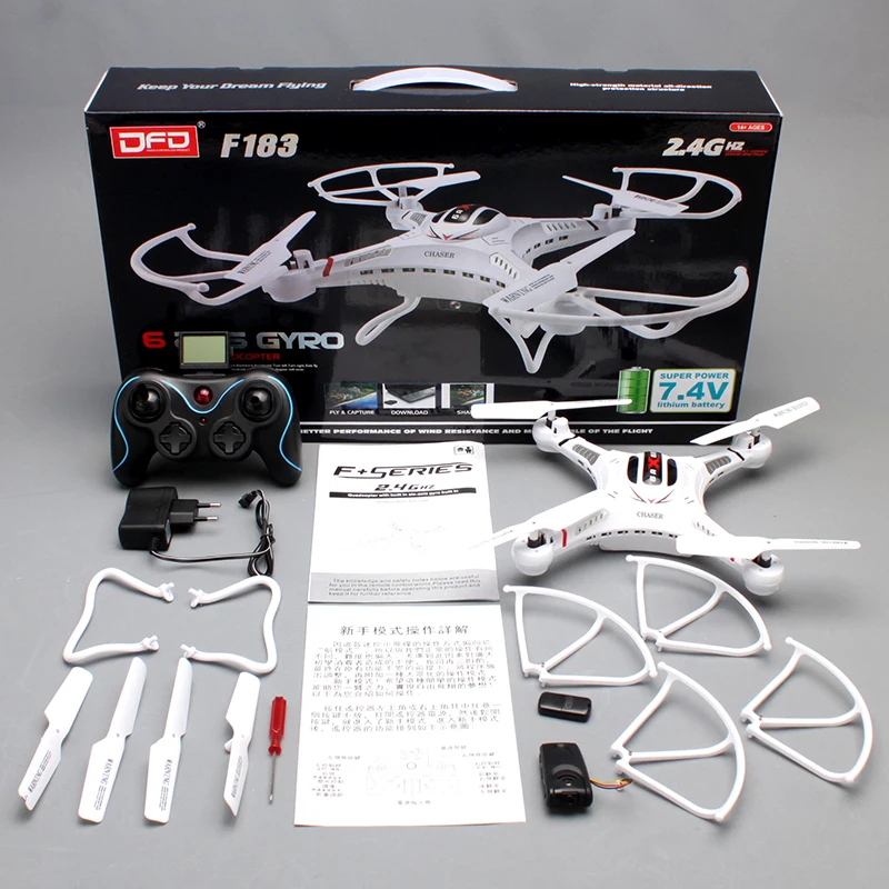 DFD F183 RC Quadcopter VS Syma X5C 2 4G 4CH 6 Axis дистанционное управление зарядное устройство для