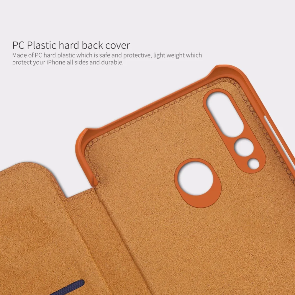 Для huawei P Smart + 2019 чехол NILLKIN Qin Бизнес Флип кожаный слот для карт задняя крышка Enjoy 9 S