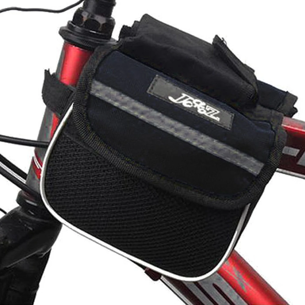 JSZ велосипедная Рама для велоспорта Pannier Седло Передняя труба сумка с двойными