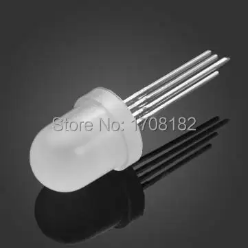 100Pcs/lot RGB LED Diode 8mm Red/Green/Blue 4 Pin Light Emitting | Электронные компоненты и принадлежности