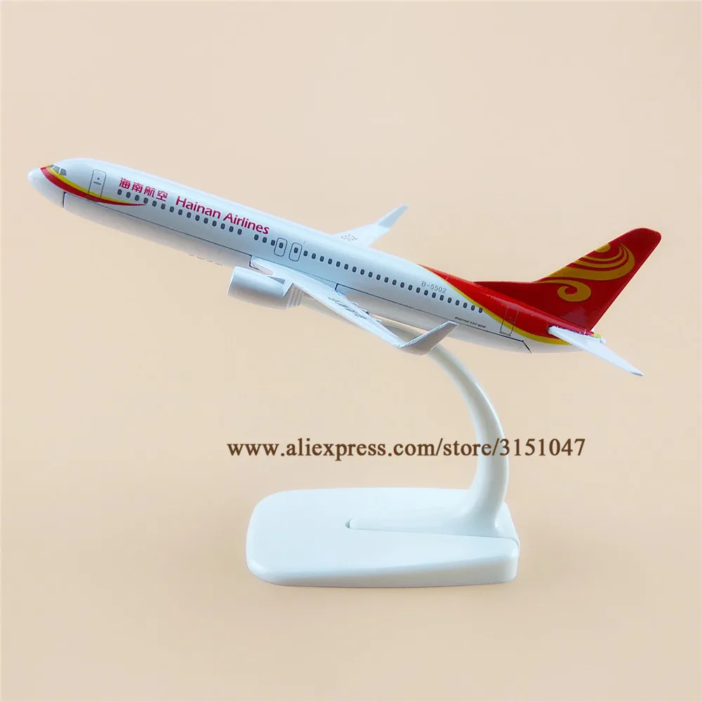 Авиамодель China Hainan Airlines B737 из металлического сплава модель самолета Боинг 737 со