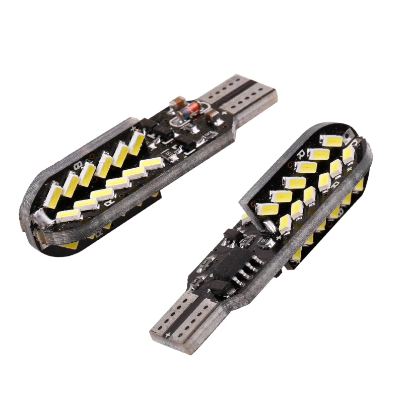 2 шт./лот T10 led W5W 48 светодиодных ламп 3014 со стробоскопической вспышкой для RGB с can-bus светильник без ошибок автомобиля светильник источник индикатор мигает светильник, сигнализирующий фонарь 12V