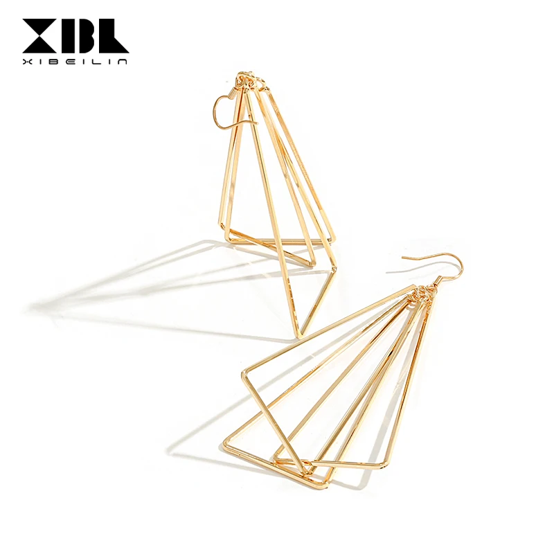 2019 японская и Корейская версия личности геометрические серьги женские корейский