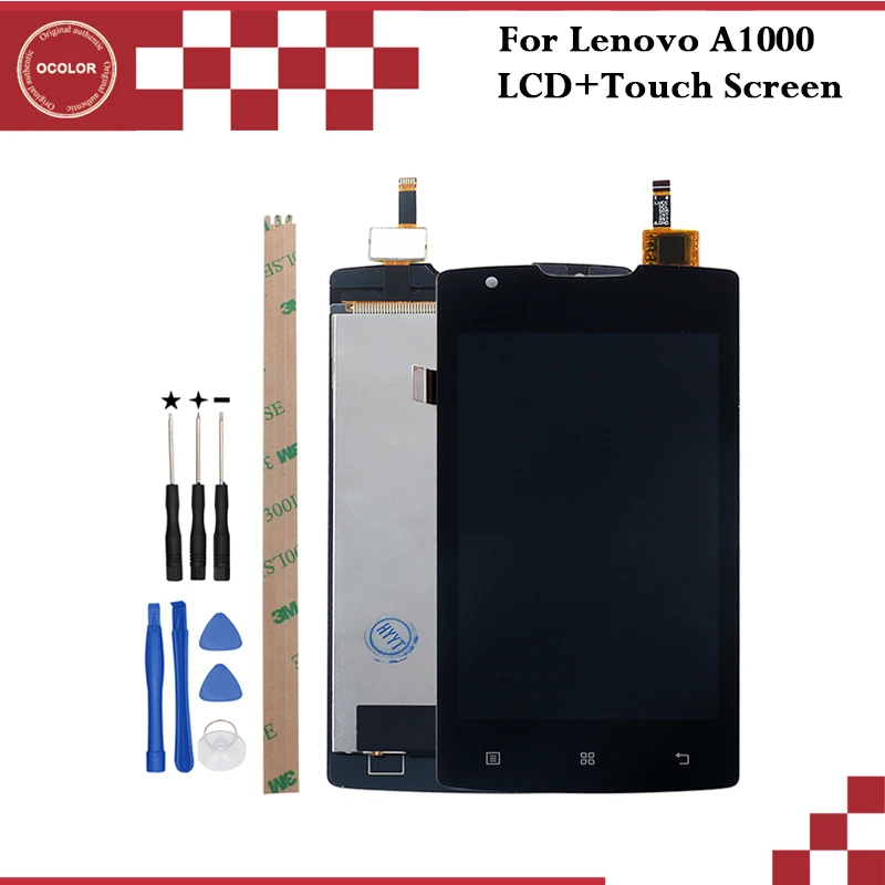 Ocolor для lenovo A1000 ЖК дисплей Дисплей и Сенсорный экран 4 0 дюймов мобильные телефоны