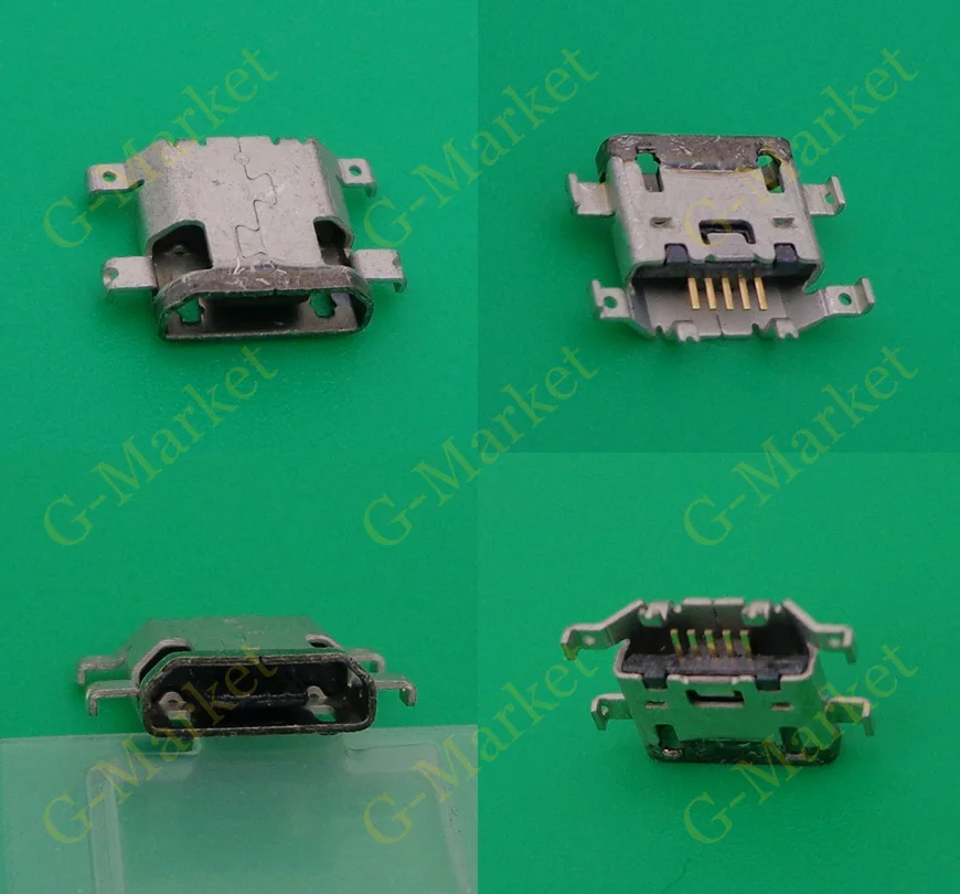 100 шт. Micro mini USB разъем для зарядки женский Moto X XT1060 XT1058 XT1056 XT1055 g4 G4 XT1625|connector female|connector