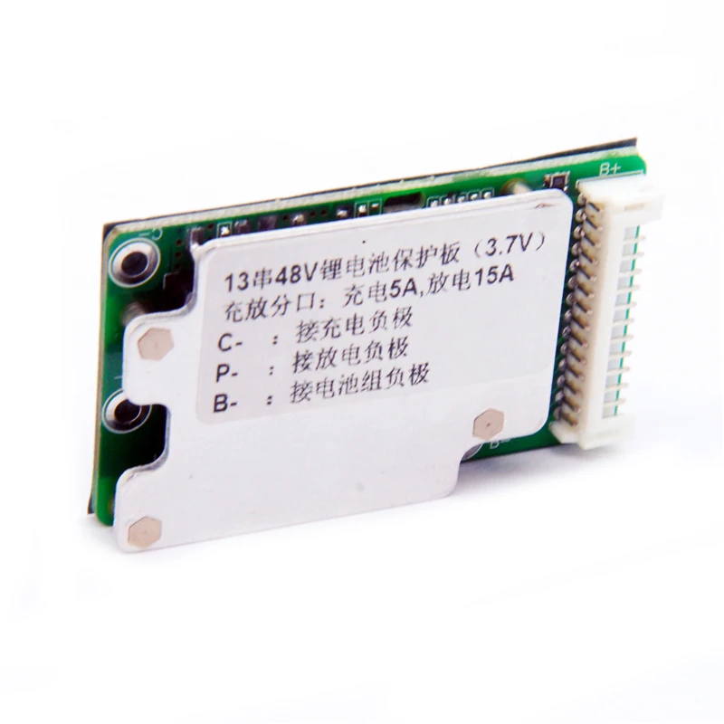 Электродвигатель аккумуляторной батареи 13 S 48 V BMS 40A 18650 литий ионный аккумулятор