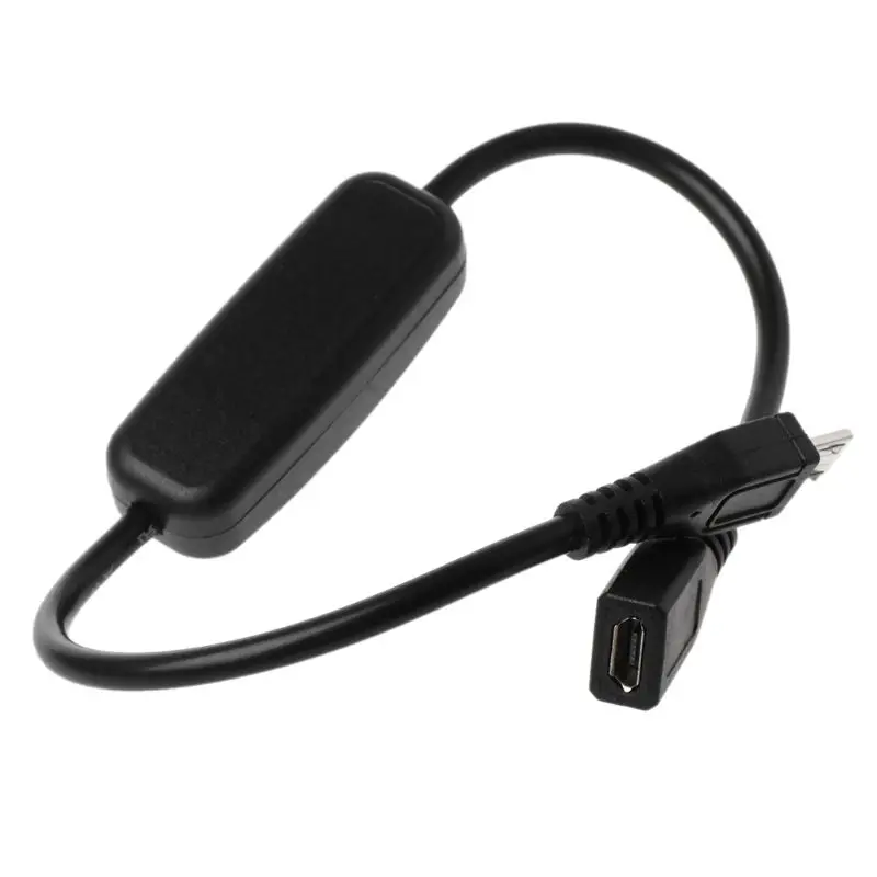 Блок питания Micro USB кабель удлинитель для вкл/выкл переключатель Raspberry Pi