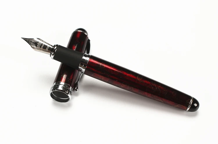 JINHAO X750 черный 0,7 мм перо с широким основанием авторучка мерцающие пески