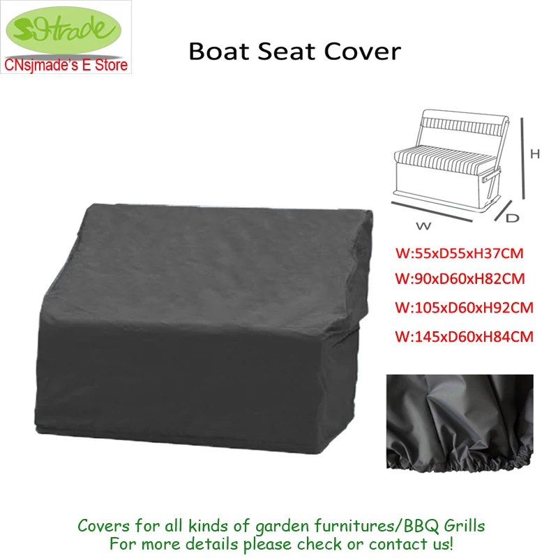 

Boat Fishing Seat Cover,Elastic closure Cover ,Black color waterproofed Seat Cover, Customized furniture covers New Arrival.