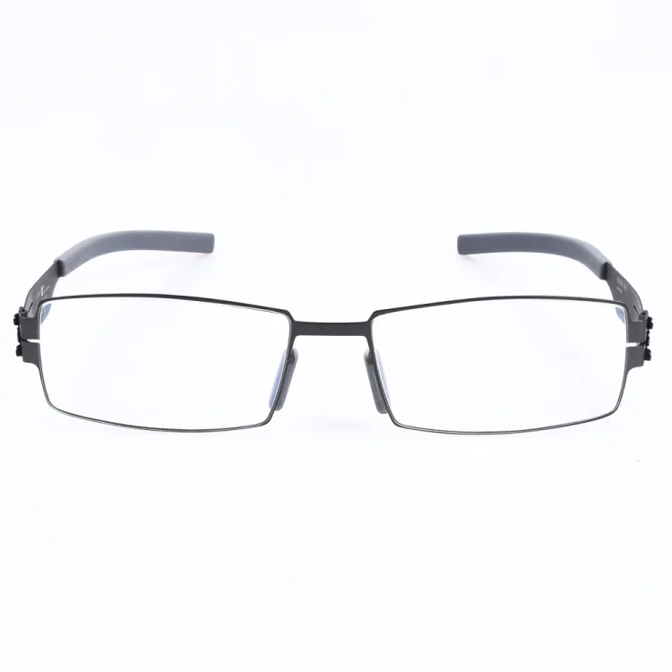 Gun grey frame Легкий безвинтовое очки Для мужчин очки оптические очки кадр Для мужчин с поляризованные очки клип на oculos-де-грау - Цвет оправы: Gun grey frame