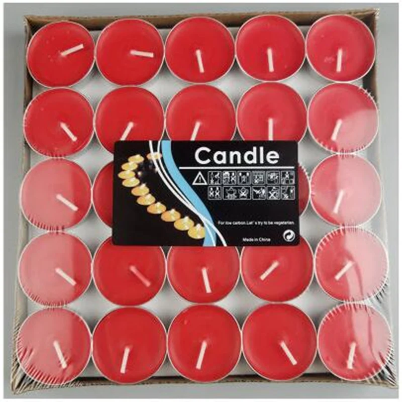 Романтические бездымные свечи День рождения Свадьба Вечеринка круг в форме