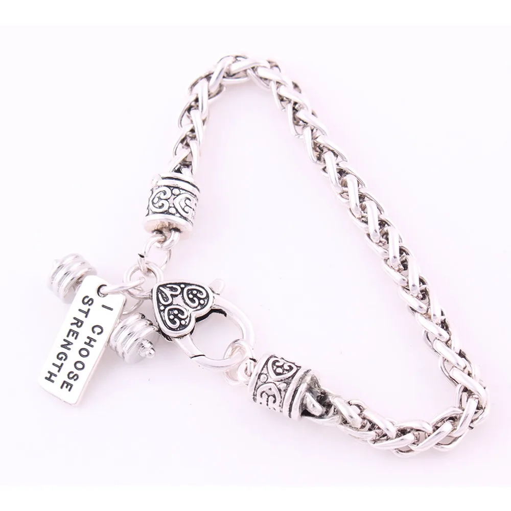 Браслет-Шарм в форме штанги из цинкового сплава | Украшения и аксессуары