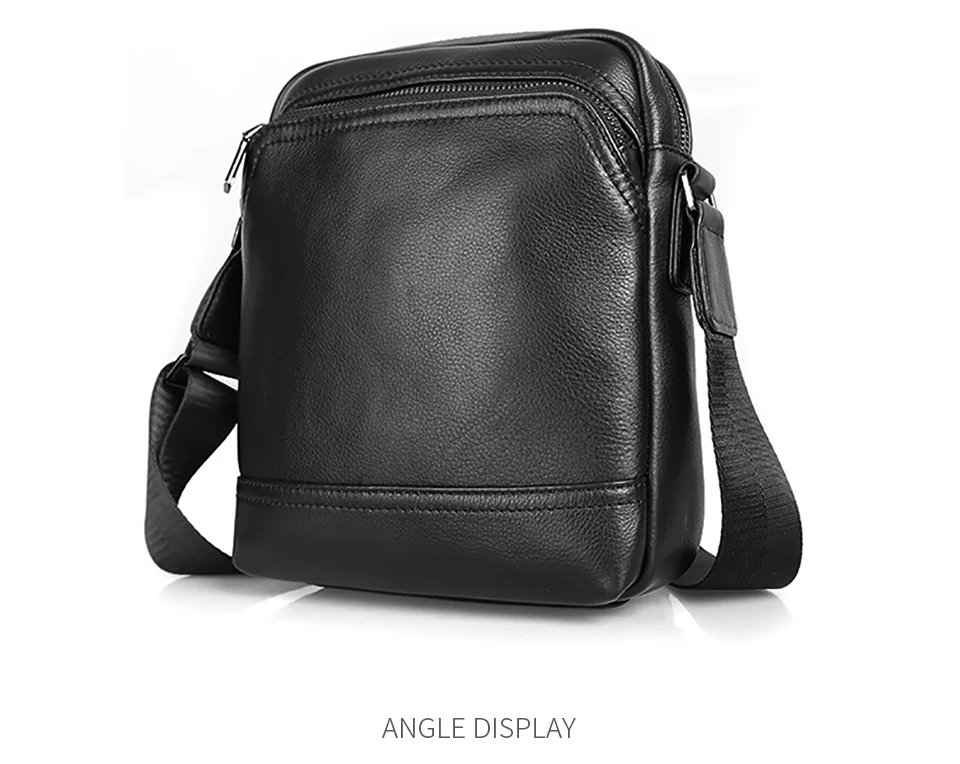 Cobbler Legend Genuine Leather Bag High Quality Shoulder Handbag Crossbody Bags for Men Messenger Black Luxury Brand Sling Bag