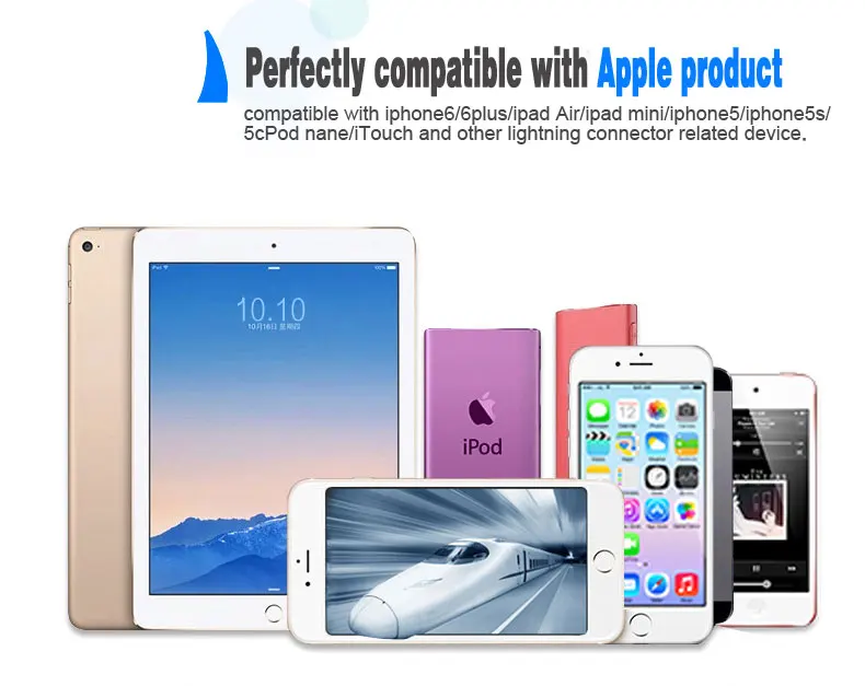 NOHON 8 Pin USB кабель для Apple iPhone 6 6S Plus 5 5S SE iPad 4 Air 2 USB кабель для быстрой зарядки и синхронизации данных