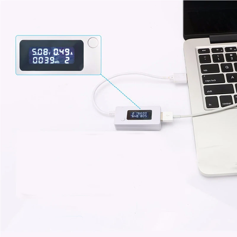 KALAIDUN Вольтметр Амперметр USB Тестер Цифровой Дисплей Мобильная мощность мини