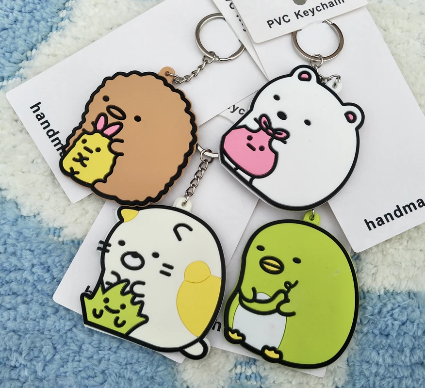 IVYYE 1 шт. брелок Sumikko gurashi с рисунком из ПВХ милые игрушки для ключей подарок на день