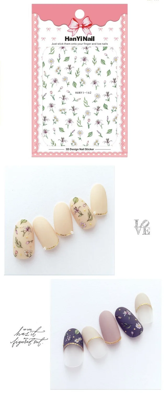 Ультра тонкий Nail Стикеры небольшие свежие цветы Daisy ногтей аппликация на клей прямой Стикеры s Переводные картинки перевода маникюр Советы