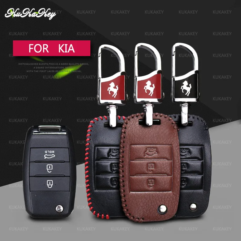 Умный чехол из натуральной кожи для KIA Sid Rio Soul Sportage Ceed Sorento Cerato K2 K3 K4 K5 защита