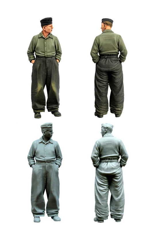 [Tuskmodel] 1 35 весы комплект модели из смолы фигурки WW2 немецкие воины танк тигра E068|tiger