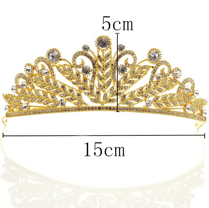 Новое поступление 2020 роскошные золотые свадебные повязки для волос в стиле