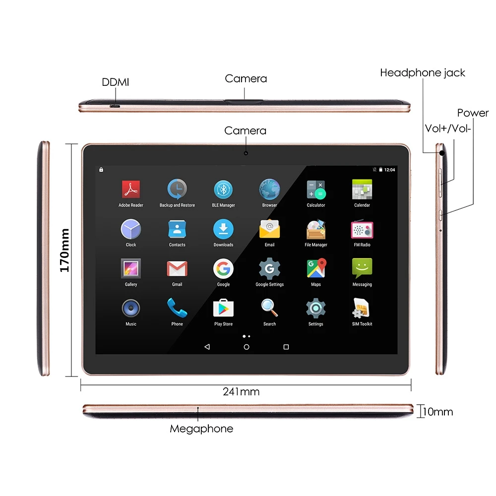 SANNUO new 2+32 Android 7.0 quad-core tablet Office portable 3G/WiFi Bluetooth GPS1280*800IPS HD large screen | Компьютеры и офис