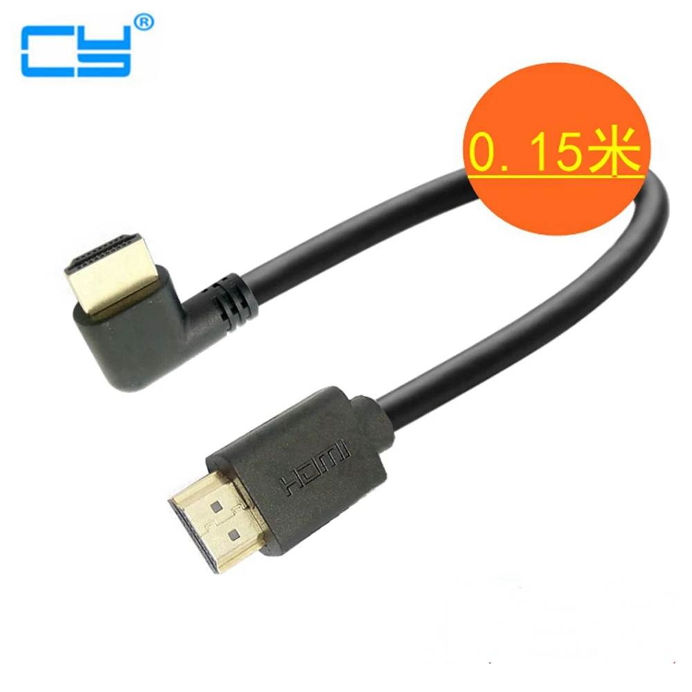 Локоть HDMI2.0 кабели вверх вниз влево вправо 90 градусов угловая HDMI линия для смарт