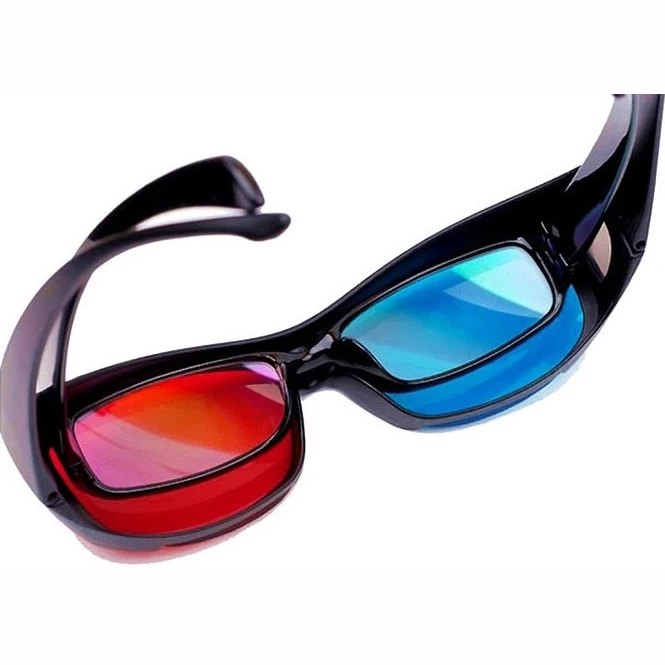 

EDT-Red-blue / Cyan Anaglyph Simple Style 3d Glasses 3d Movie Game-extra Upgrade Style (3Pcs With Different Style)