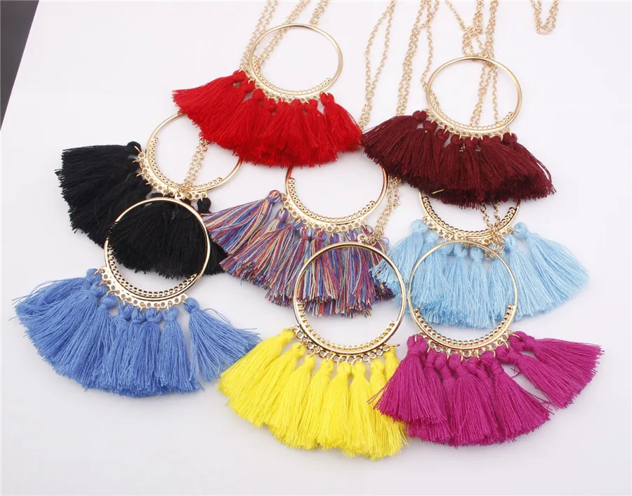 Новинка 2019 модное ретро ожерелье чокер в этническом богемном стиле Женская