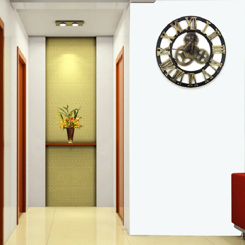 Большие настенные часы 45 см объемные Saat цифровые Reloj Duvar Saati Horloge Murale Orologio da parete для