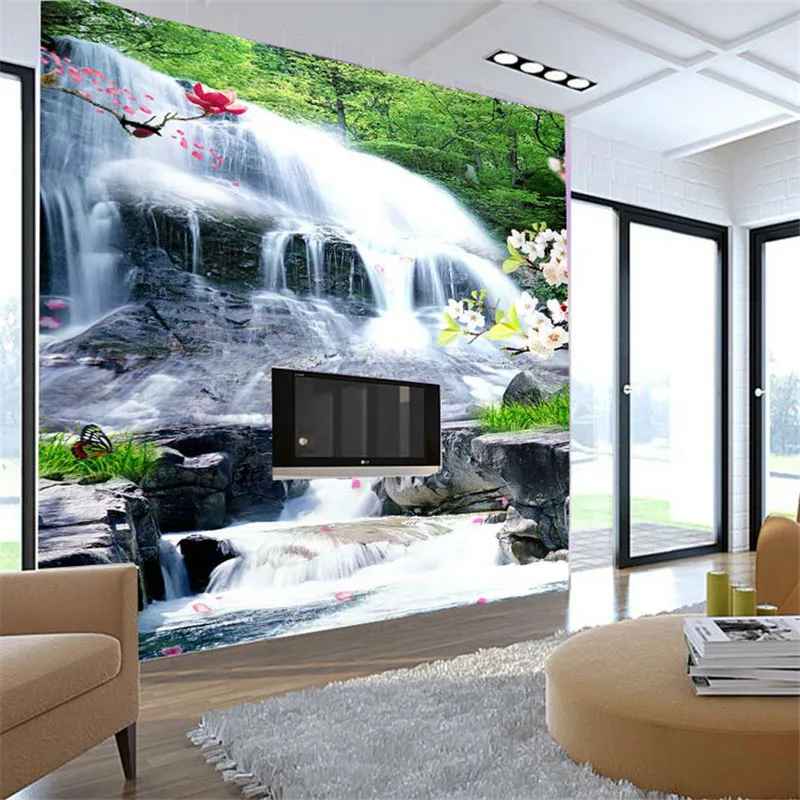 Пользовательские росписи 3D Кабинет гостиная спальня фон обои пейзаж живопись
