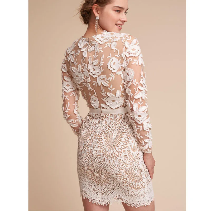 2018 Новый черный белый цвет кружева Крылья Ангела платье Повседневное