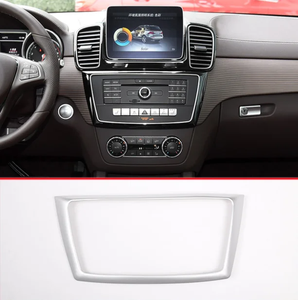 

ABS Chrome Center Console Mode Edge Frame Trim For Mercedes Benz GL GLE GLS ML Class Car Accessories