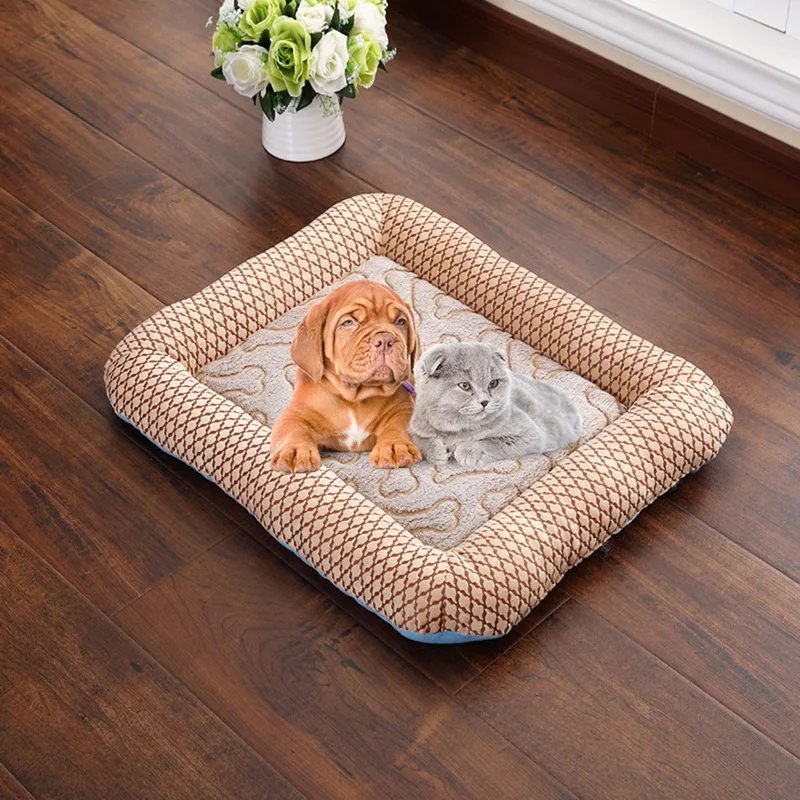 Hoomall питомник автомобиль сидит мягкой тканью кошки собаки дом Pad уютное гнездышко для малых и средних собак домашних животных теплые зимние кровать собаки мат