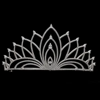 7cm height full cubic zirconia cz bridal wedding tiara crown women hair accessories jewelry birthday pageant headpiece tr16212