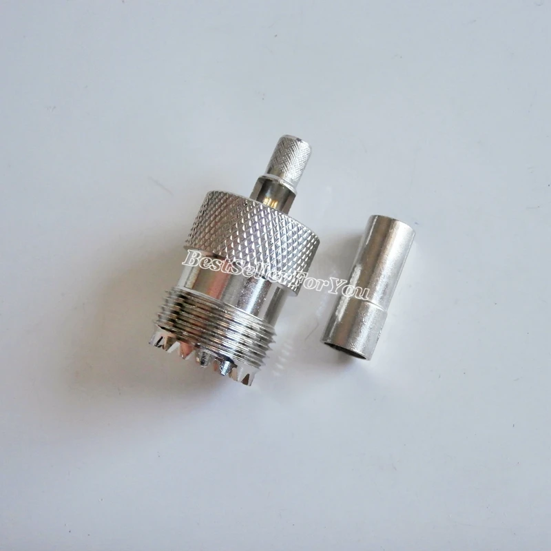 10X Новый разъем UHF Женский SO239 для окна обжимной RG58 RG142 LMR195 RG400 кабель | Обустройство