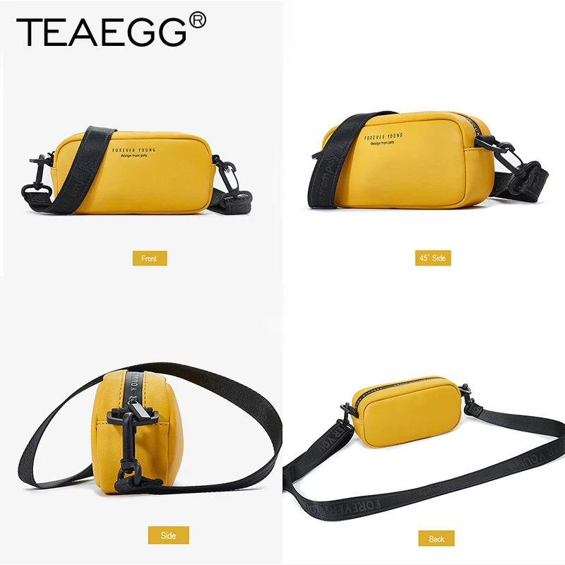 TEAEGG, женские сумки через плечо с буквенным принтом, сумки-мессенджеры из коровьей кожи, женские школьные сумки с клапаном