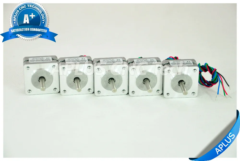 5 шт. NEMA 14 шаговый двигатель 7 8 oz in 20 мм 0.4A 1 градусов 4 провода|nema 14|nema stepper motorstepper motor