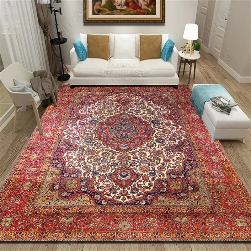Геометрический красочный узор в марокканском стиле ковер и ковры для гостиной