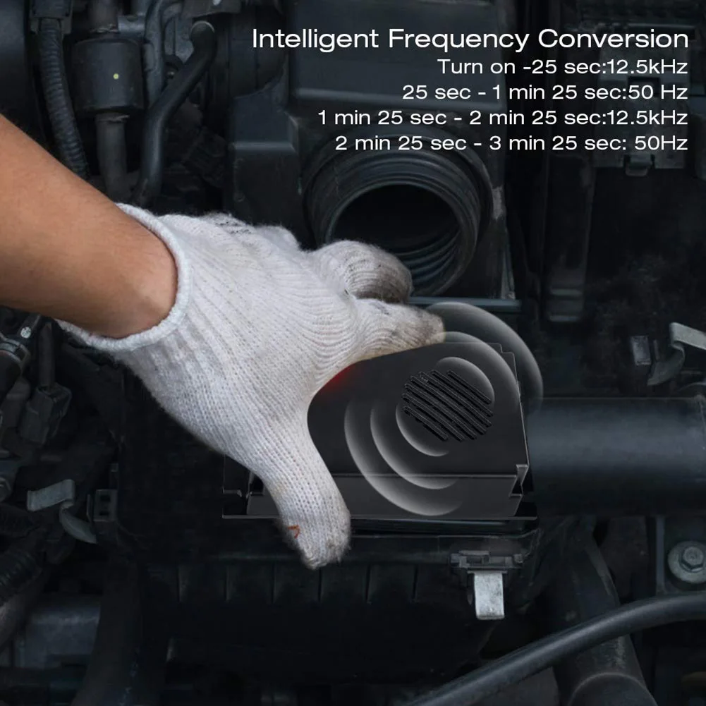 Авто Ультразвуковой Отпугиватель Грызунов со светодиодным ночным светом для