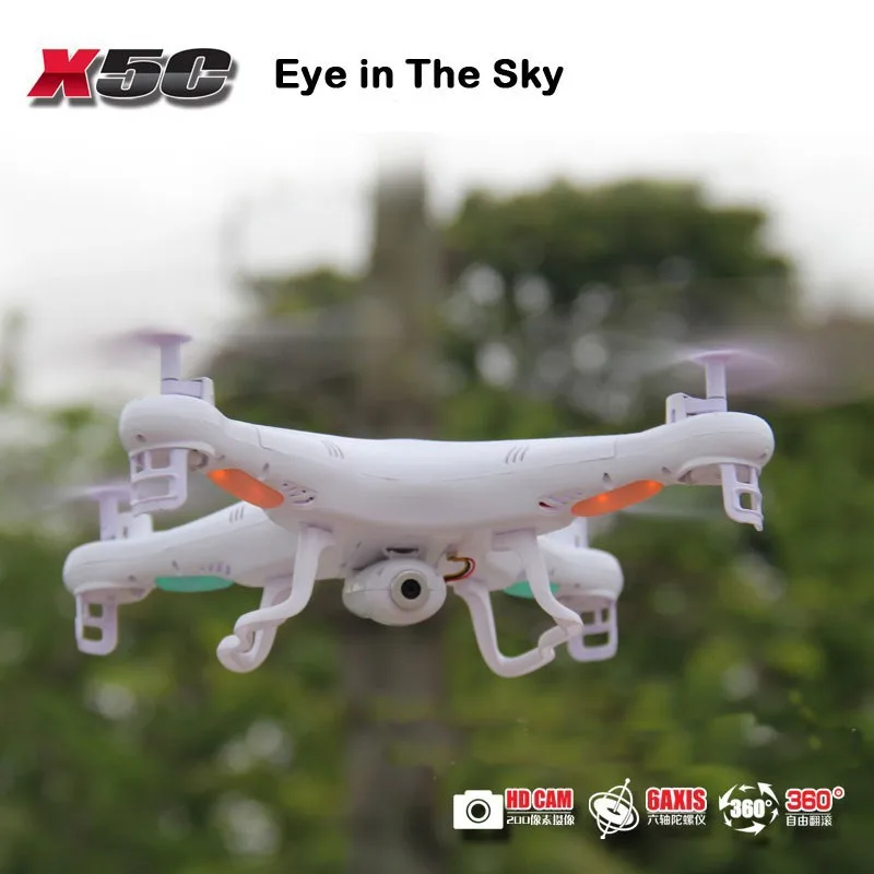 100% Оригинал Syma X5C Квадрокоптер с дистанционным управлением 2 4G 6-Axis Дистанционное