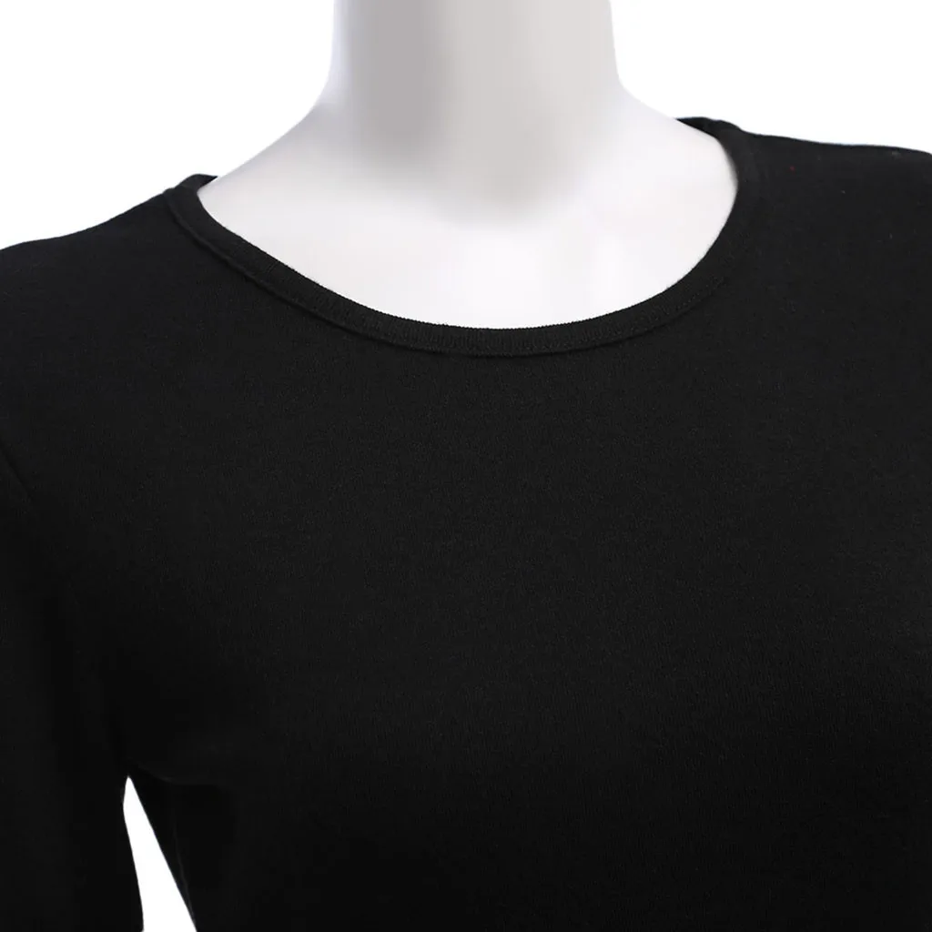 Женское облегающее вечернее платье с круглым вырезом и оборками рукав три