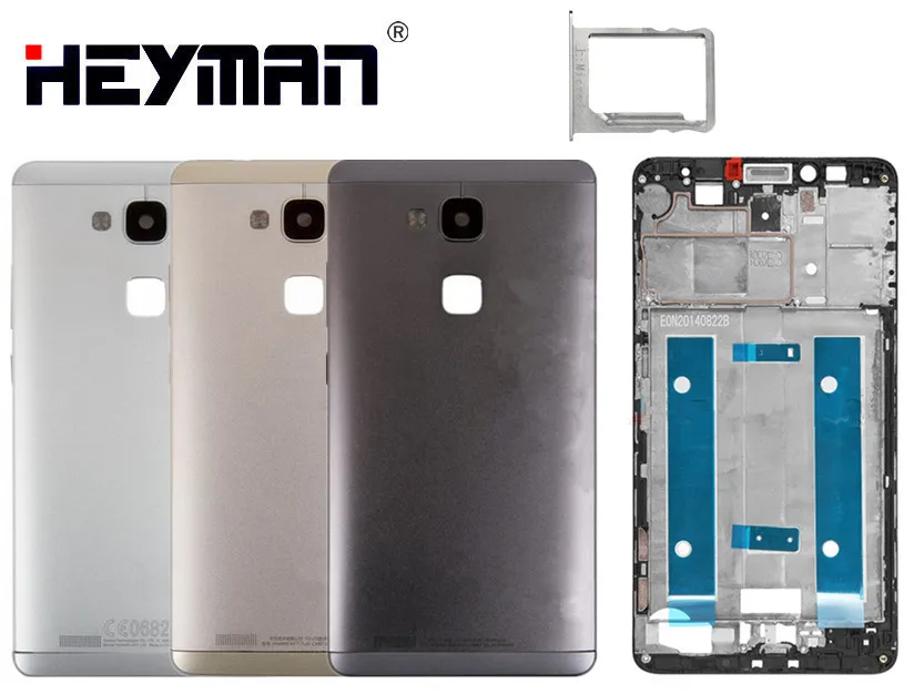Корпус для huawei Ascend mate 7 MT7-L09 JAZZ-L09 экран средняя передняя рамка Корпус рамка держатель рамка задняя крышка чехол для двери