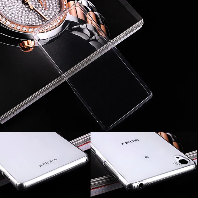 DYG Z3 Ультратонкий Прозрачный чехол силиконовые чехлы для Sony Xperia L55t D6603 D6633 мягкий
